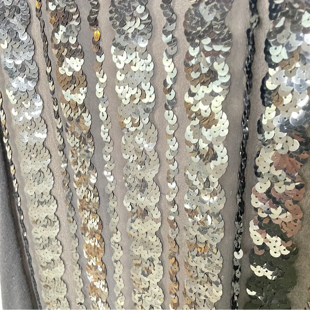 Statement Top | Tory Burch Sequin Embroidered Sleeveless Silk Fine Knit Sweater